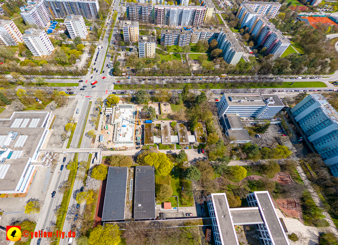 21.04.2023 - Baustelle Haus für Kinder in Neuperlach